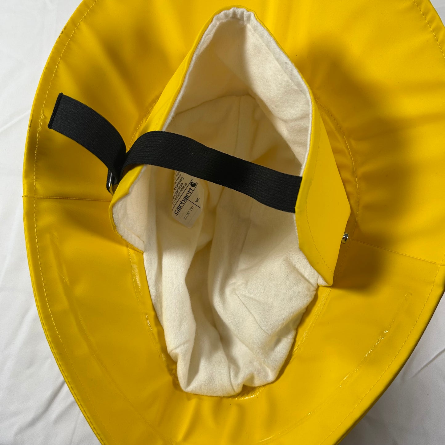 Carhartt Surrey Hat M/L Yellow Waterproof PVC Lined Hat 101181 701