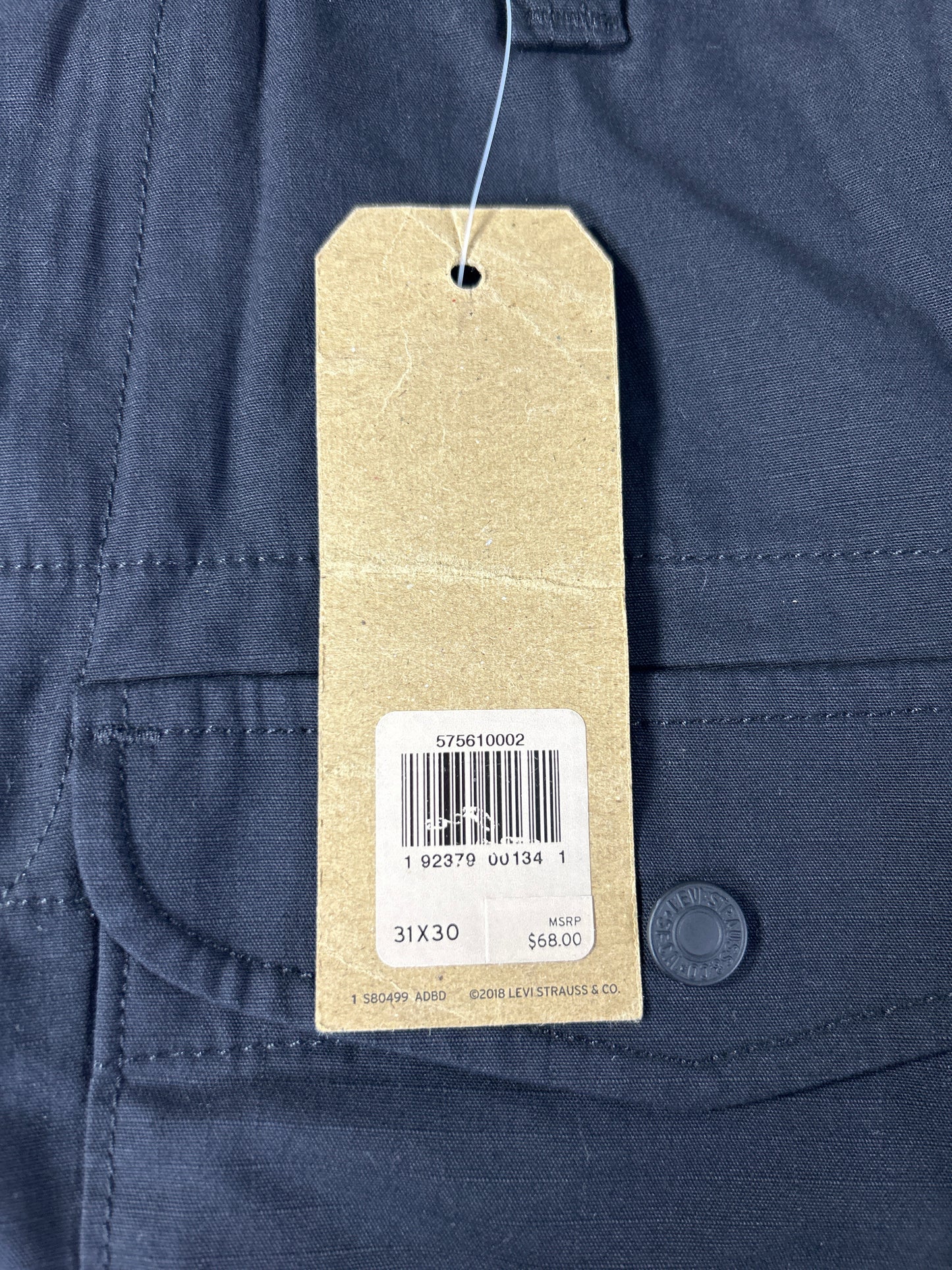 Levi’s 541 Cargo Pants Mens Size 31x30 Black Athletic Taper Stretch