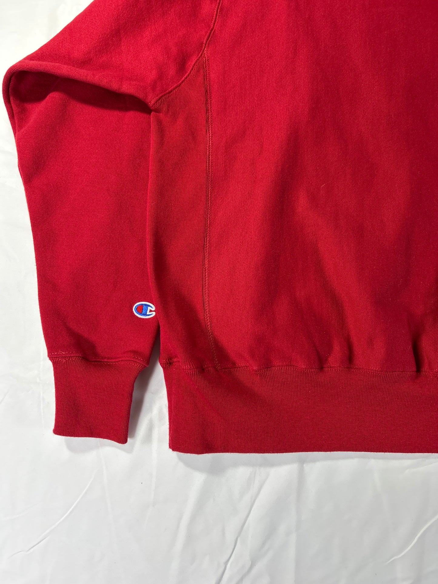 Champion Reverse Weave Crewneck Mens Sz Medium Red Pullover Sweatshirt