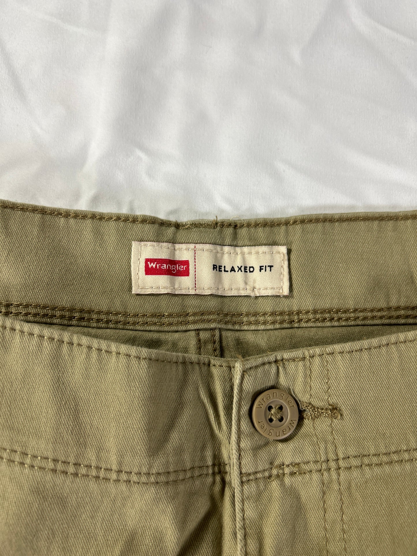 Wrangler Five Star Cargo Pants Mens Size 40x30 Tan Relaxed Fit Heritage