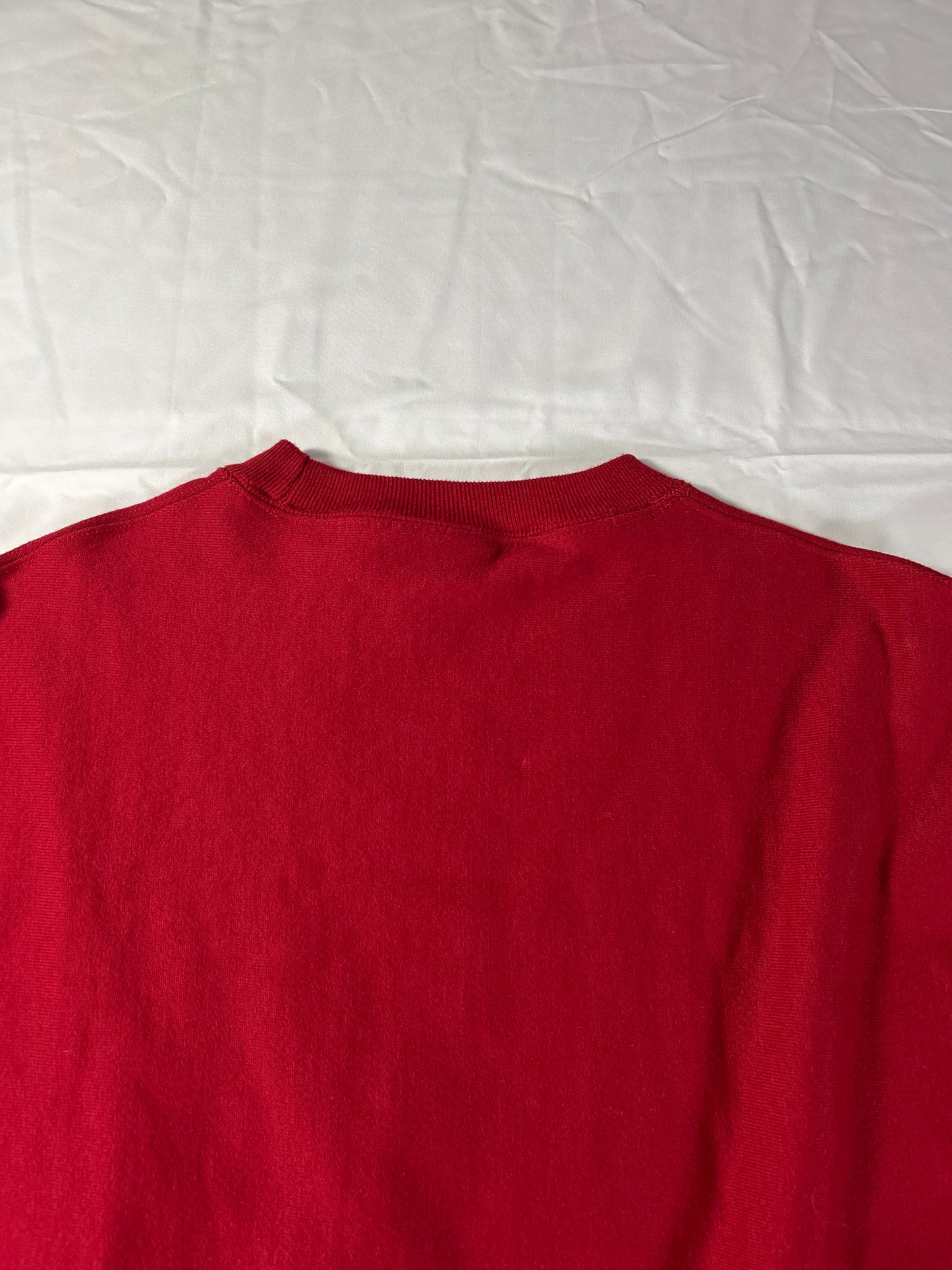 Champion Reverse Weave Crewneck Mens Sz Medium Red Pullover Sweatshirt