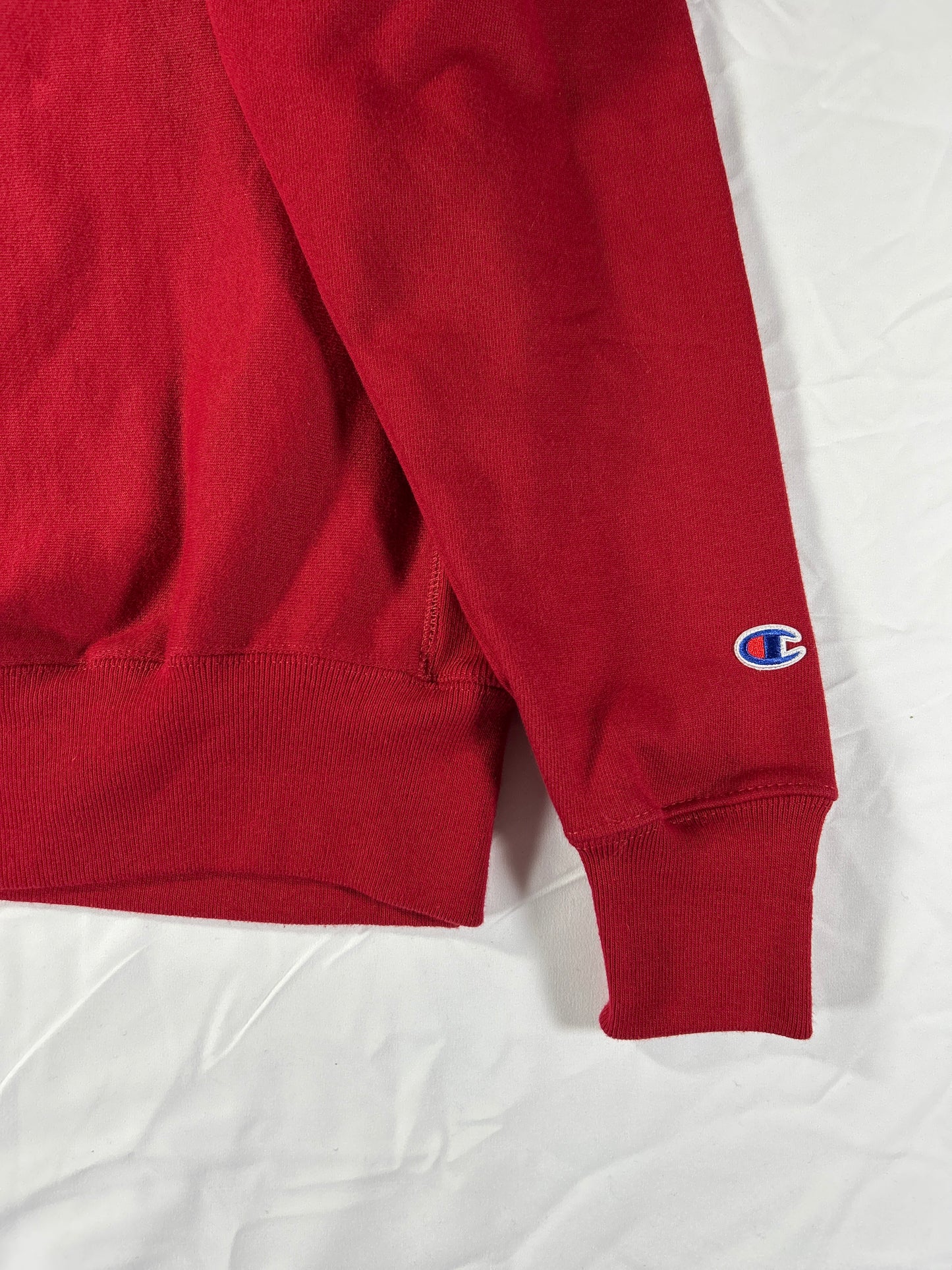Champion Reverse Weave Crewneck Mens Sz Medium Red Pullover Sweatshirt