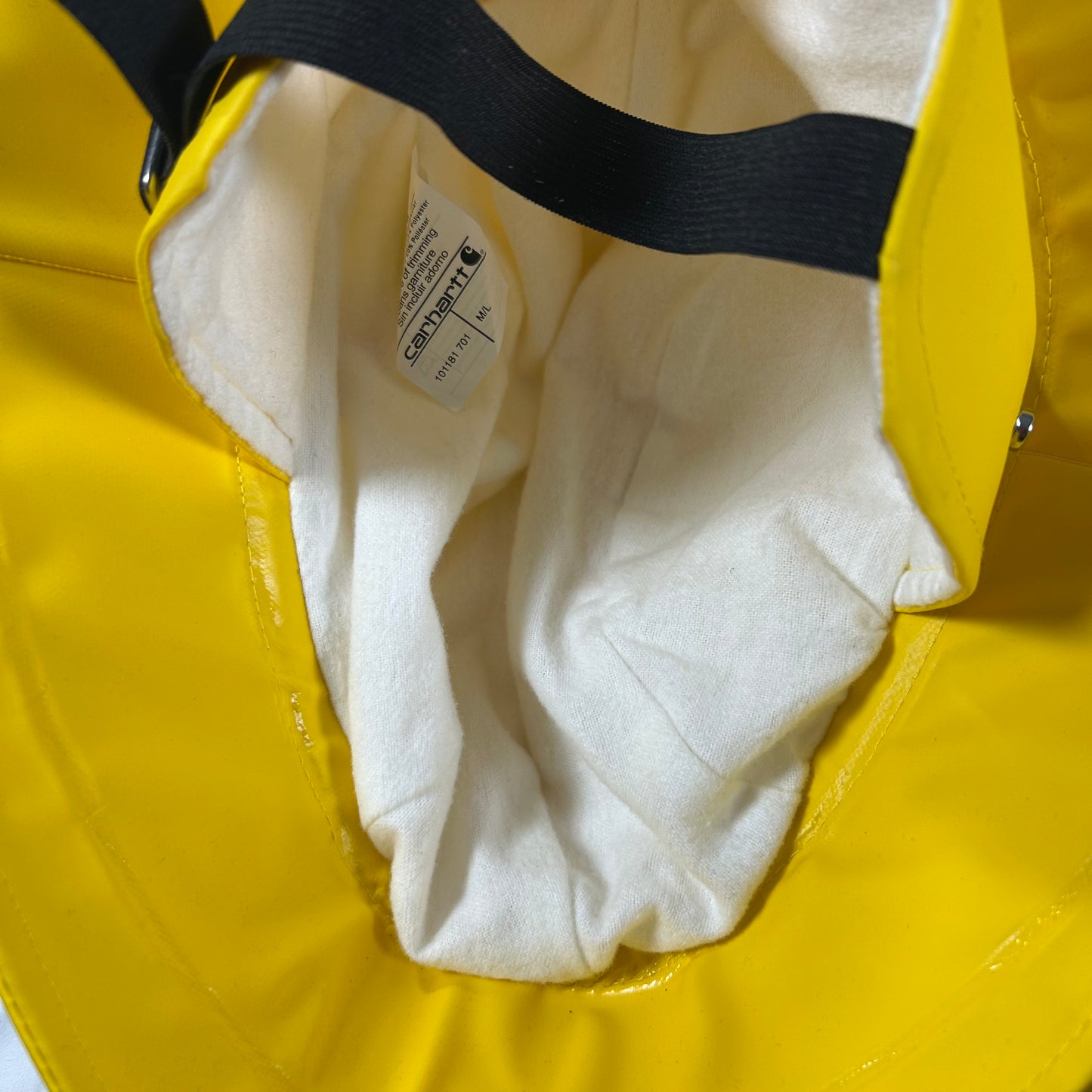 Carhartt Surrey Hat M/L Yellow Waterproof PVC Lined Hat 101181 701